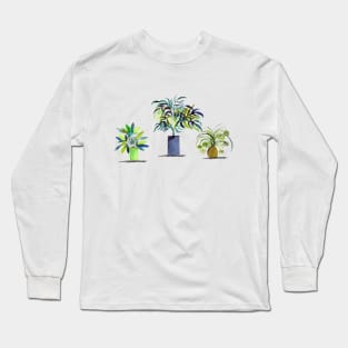 Houseplants Four Long Sleeve T-Shirt